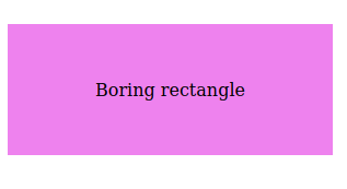 A boring rectangle